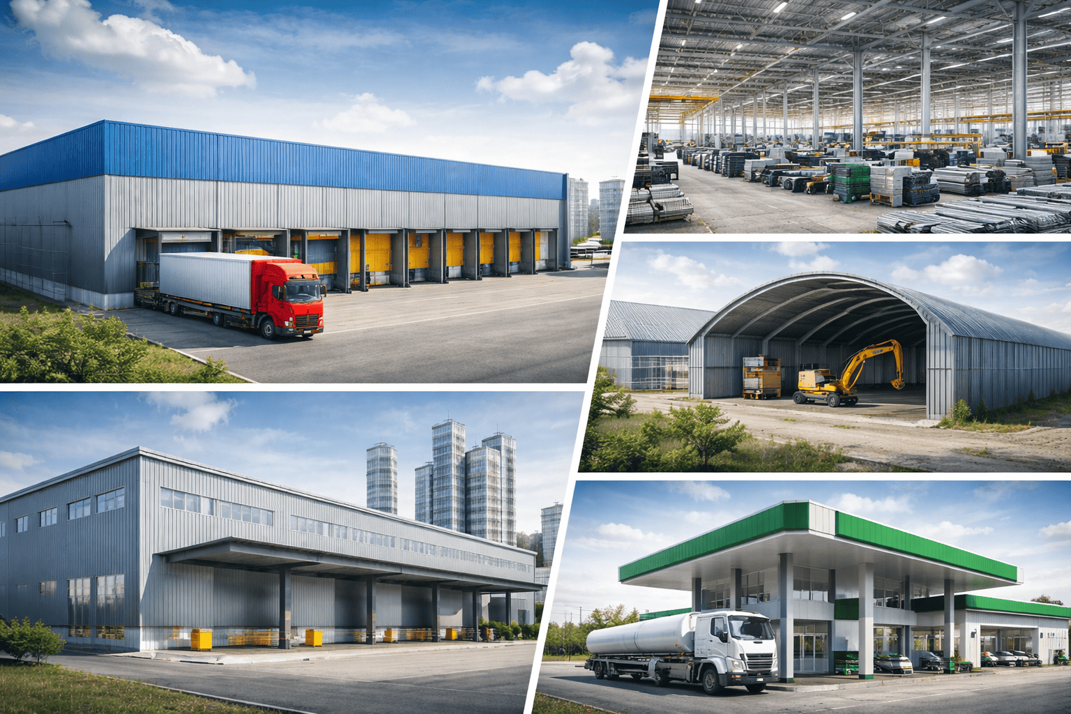 Профлист в промышленном строительстве