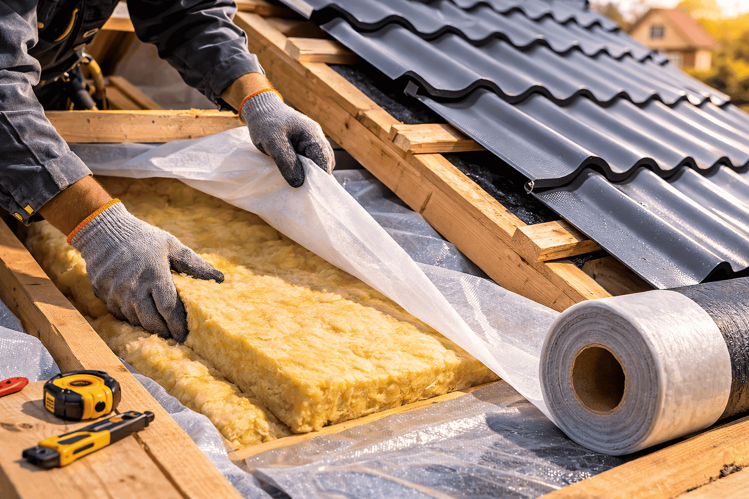 Замена покрытия кровли