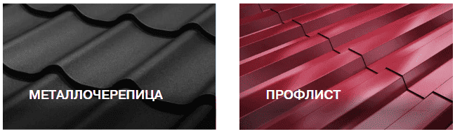 Современные металлические кровельные материалы