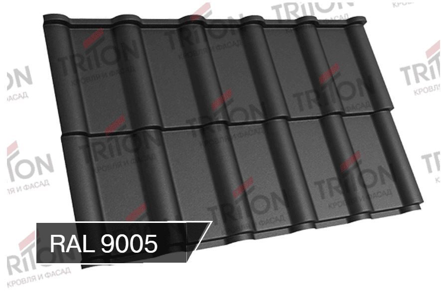 RAL 9005, глубокий черный